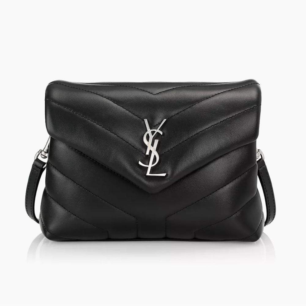 Saint Laurent Toy Mini Loulou Matelassé Leather Crossbody Bag